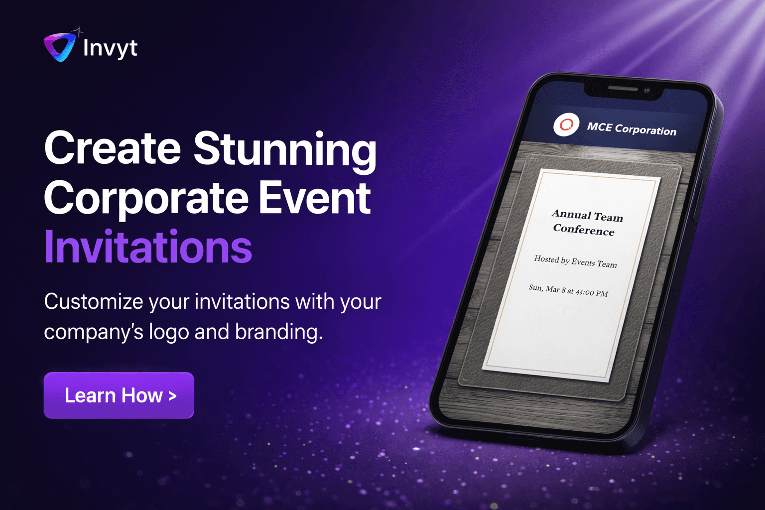 Professional Event Invitations: Elevate Your Corporate Brand with Branded Invitations