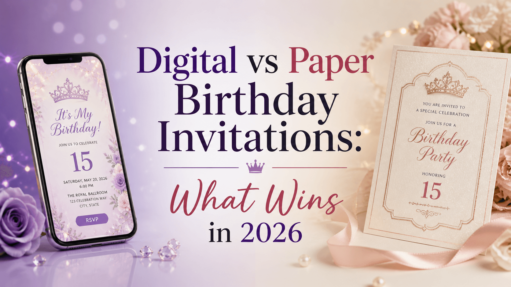 Digital vs Paper Birthday Invitations: What Wins in 2026